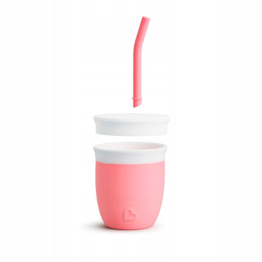 MUNCHKIN C'est Silicone! open 360 mug with a juice