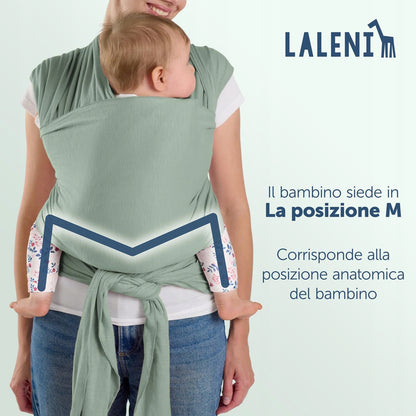 LALENI faixa elástica para transportar o bebé até 15kg