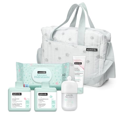 Suavinex Baby Care Bag – miętowa torba i kosmetyki dla dziecka