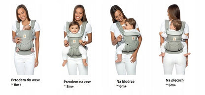 ERGOBABY OMNI 360 COOL AIR MESH ergonomska nosilka 3,2-20,4kg