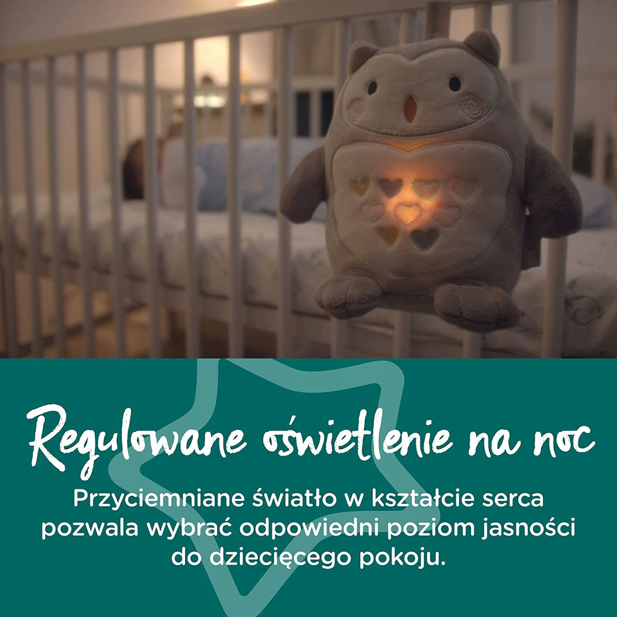 TOMMEE TIPPEE Bufnița Ollie Jucărie de pluș cu sunete fără lumină
