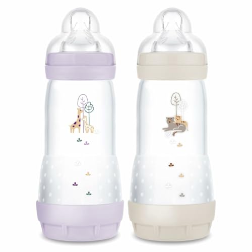 Biberon anti-coliques MAM Easy Start 320 ml dès 4 mois, beige