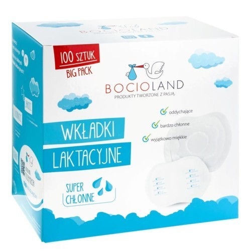 BOCIOLAND coppette assorbilatte BIG PACK 100PZ