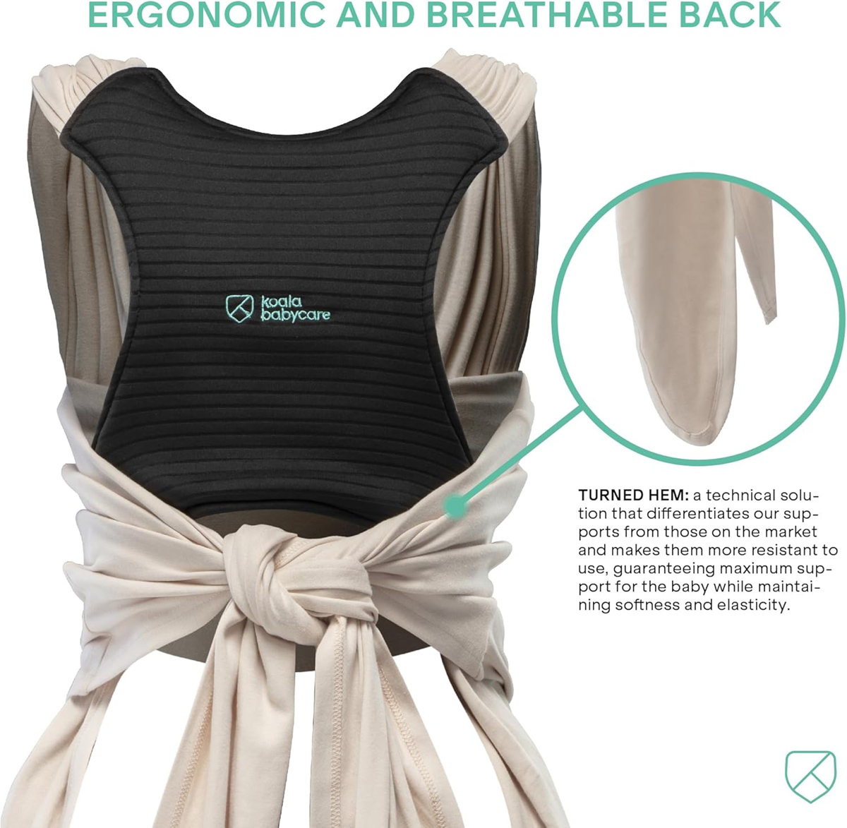 KOALA BABYCARE stretchy baby wrap carrier