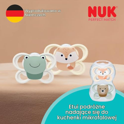 Sucettes NUK Perfect Match Air 0-6 mois x2