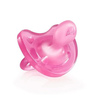 Chicco PhysioForma Soft – różowy smoczek widziany z boku