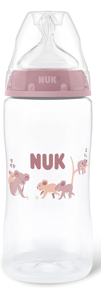 NUK First Choice+ шише 300 ml биберон M среден поток индикатор за температура