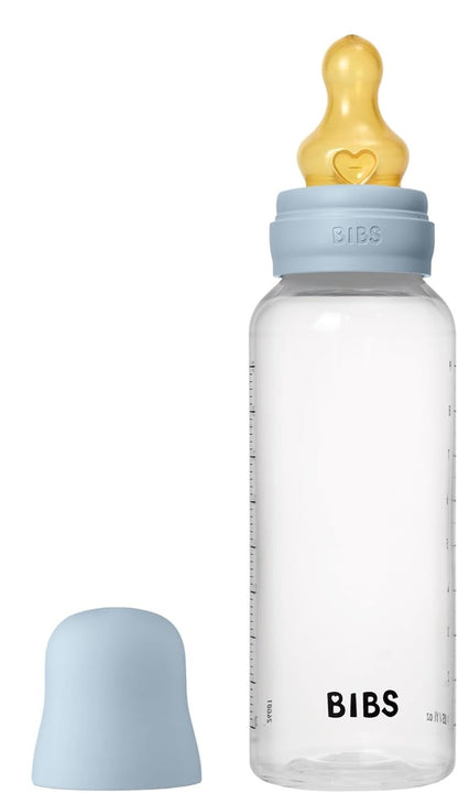 BIBS Flasche 270 ml Latex-Sauger mittlerer Durchfluss 2m+