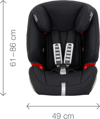 BRITAX ROMER EVOLVA 1-2-3 seggiolino auto 9-36kg gr 1/2/3