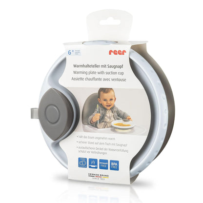 REER diep bord met warmhoudende zuignap, 6 m+