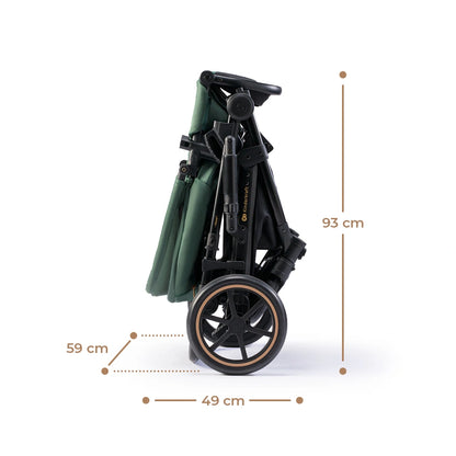 KINDERKRAFT PRIME2 PRO 3 az 1-ben multifunkciós babakocsi 22kg-ig + MINK PRO autósülés