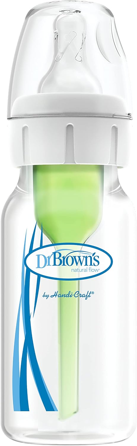 Dr Browns Options Plus butelka 120 ml z zielonym systemem odpowietrzającym