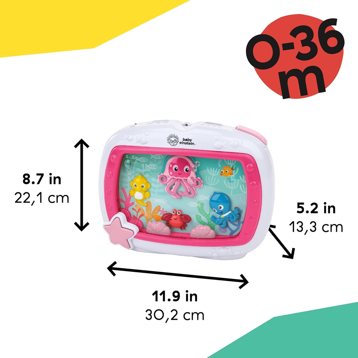 BABY EINSTEIN Meeresfreunde Spieluhr + Fernbedienung