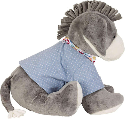 STERNTALER Osiołek Emmi maskotka pluszowa 37 cm "N. szaro-niebieski osiołek do przytulania dla dzieci 0+