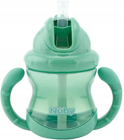NUBY anti-spildkop med sugerør 12 m+ 270 ml
