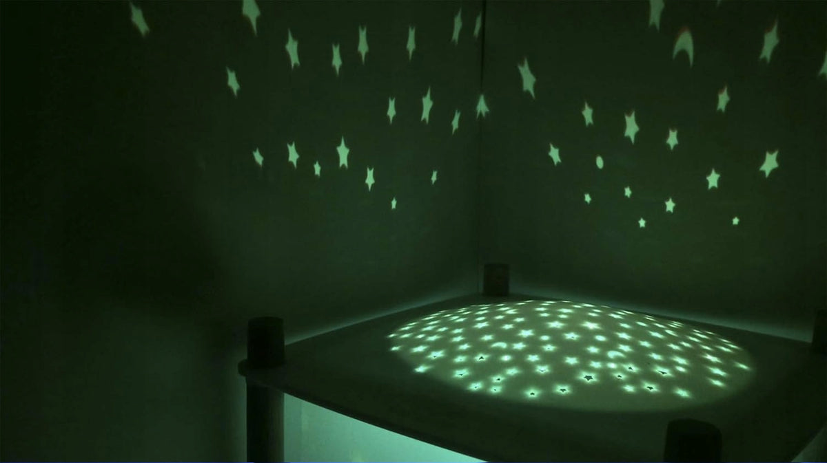 TROUSSELIER Revolution lampada notturna, proiettore di stelle, melodie TRENO