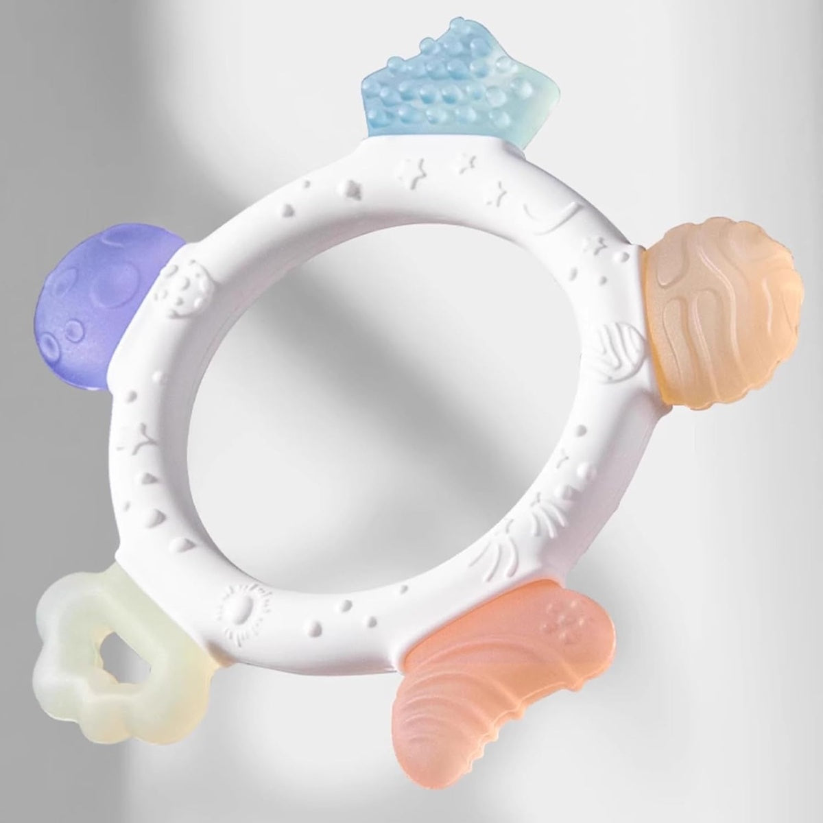 AKOLIK izjemno mehko silikonsko grizalo za masažo 9,5 cm 3 m+