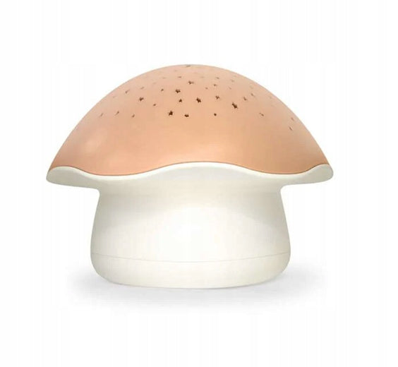 PABOBO Mushroom projektor hvězd s melodiemi a senzorem pláče HOUBIČKA