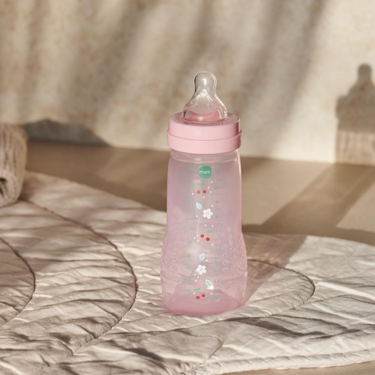 MAM Easy Active σετ μπιμπερό 2 × 330 ml, 6+ μηνών, θηλή 4 πολύ γρήγορης ροής