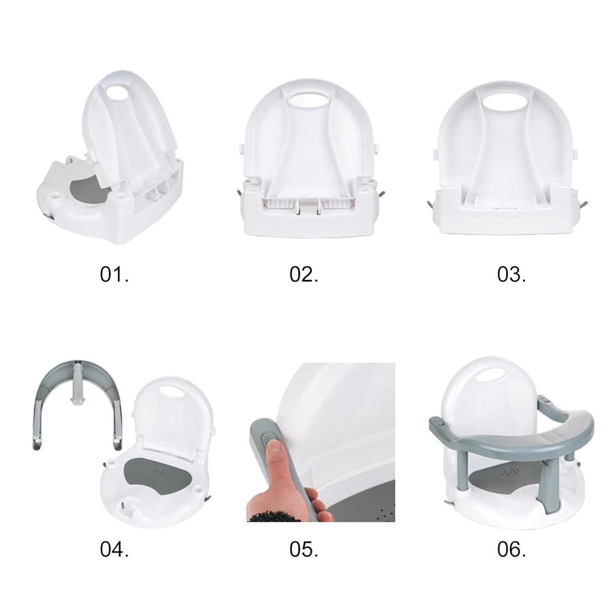 foldable bath chair 7-16 months, 6-14 kg
