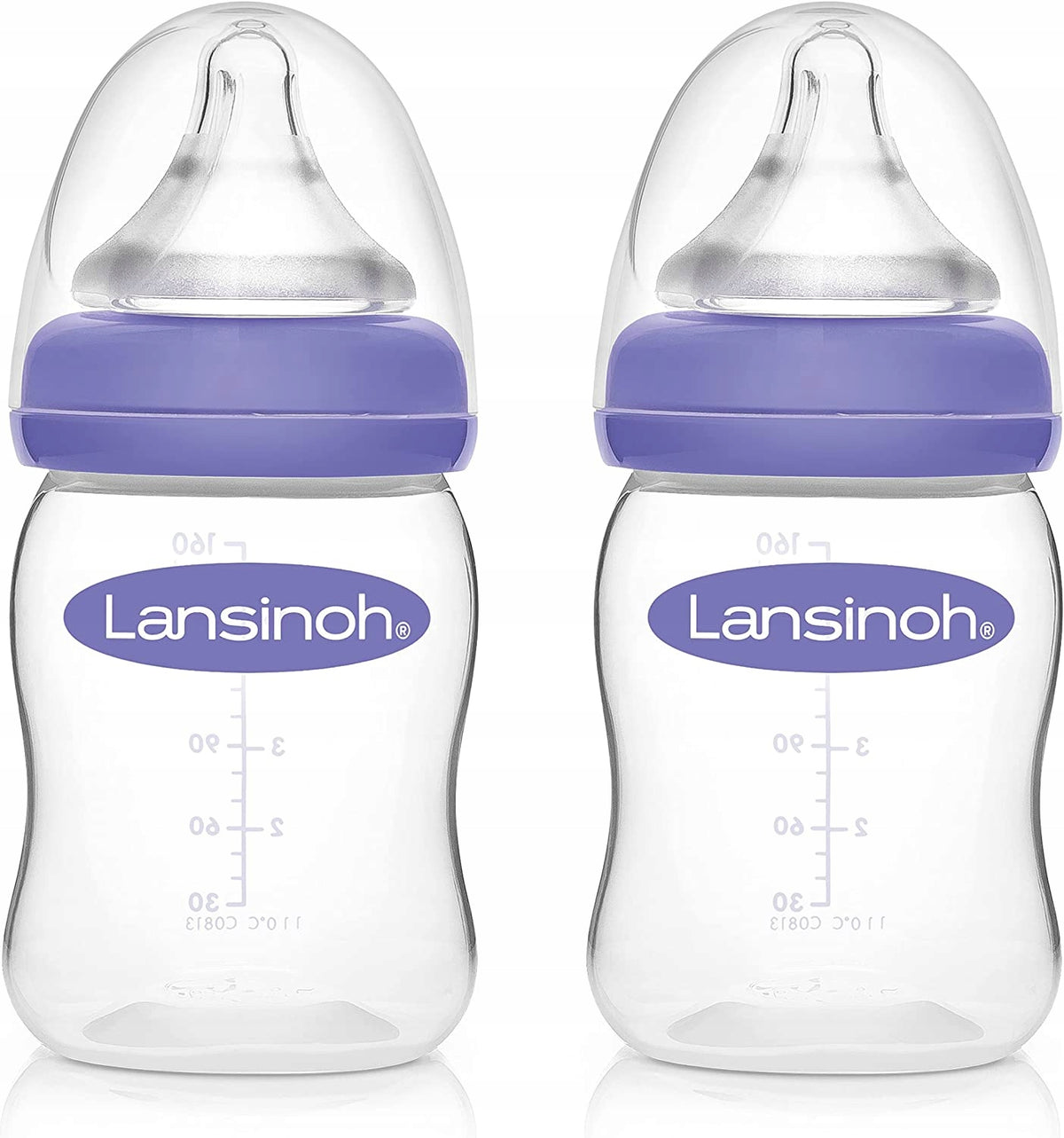 LANSINOH flessen 160 ml x2 spenen S