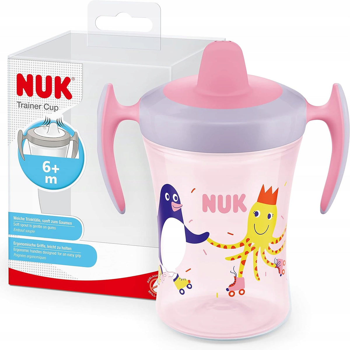NUK Trainer Cup DRYPSIKKER KOP blæksprutte 6 m+ 230 ml