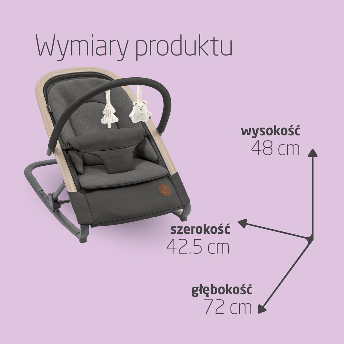 MAXI-COSI KORI 2-in-1 ligstoel schommelstoel tot 15 kg