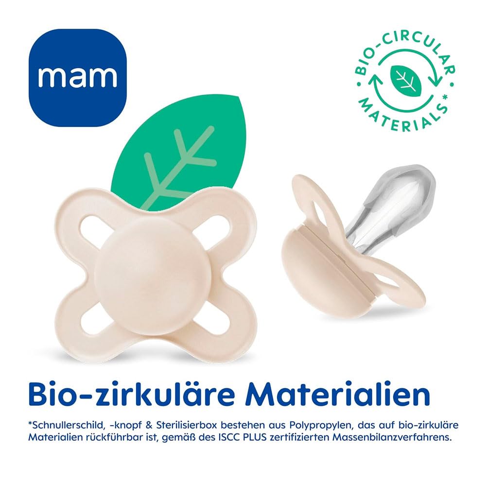 MAM Perfect sucette apaisante en silicone 6-16 mois x2