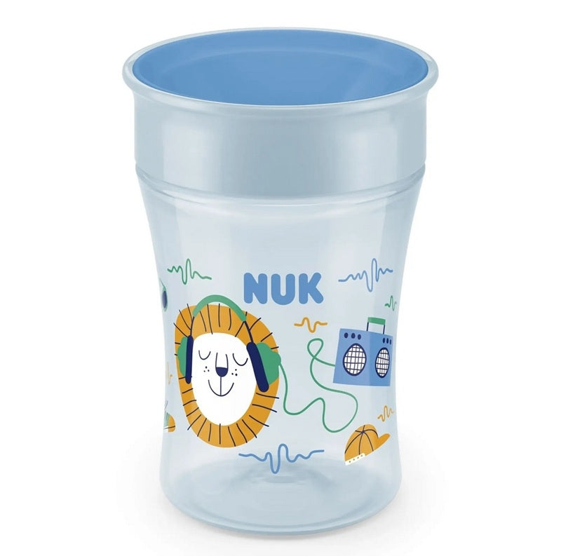 NUK Magic Cup spillfri mugg med 360°-munstycke 230 ml 8 m+