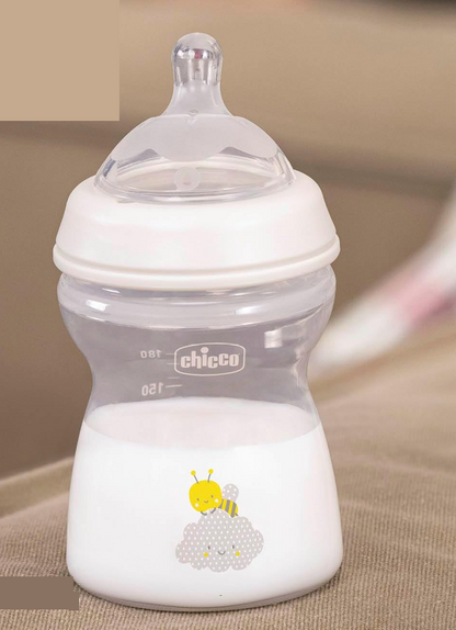 CHICCO NaturalFeeling nappflaska 250 ml 2 mån+ medelflöde
