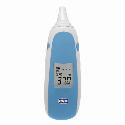 CHICCO Comfort Quick berøringsfrit øretermometer + 20 hætter og etui