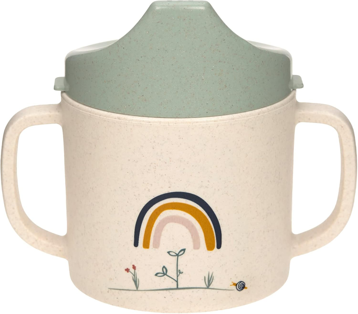 LASSIG Sippy Cup Garden Explorer hrníček s náustkem 150 ml 6 m+