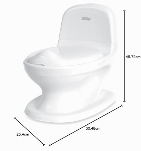 Nuby My Real Potty – grafika wymiarów nocnika